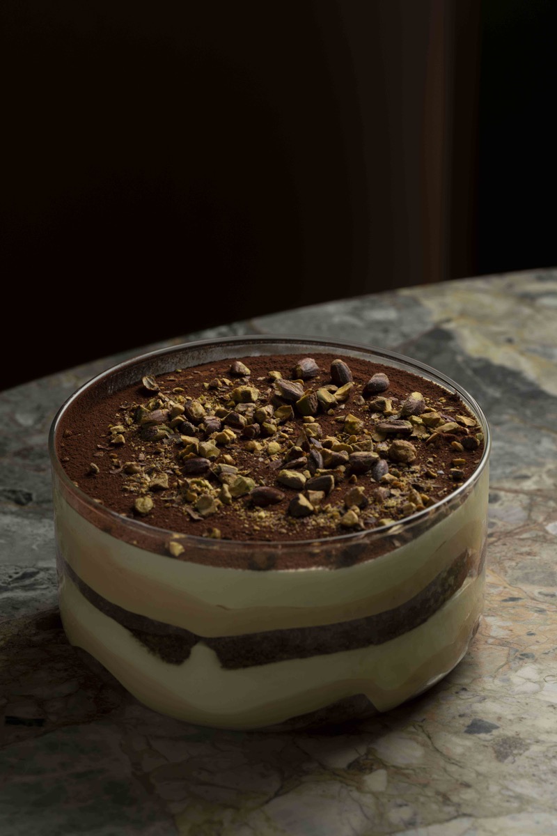 Family Style Pistachio Tiramisu